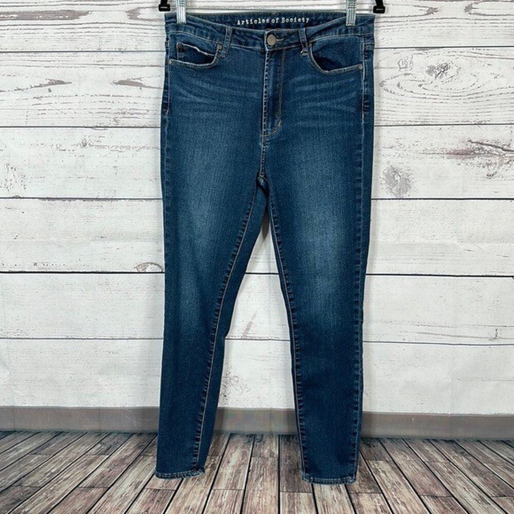 Articles of Society Jeans Womens 30 Blue Skinny High Rise‎ Stretch Modern
